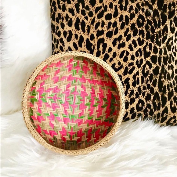 Colourful handwoven basket - Picture 4 of 4